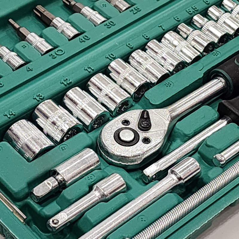 آچار بکس دلیکس کد BOX46 مجموعه 46 عددی