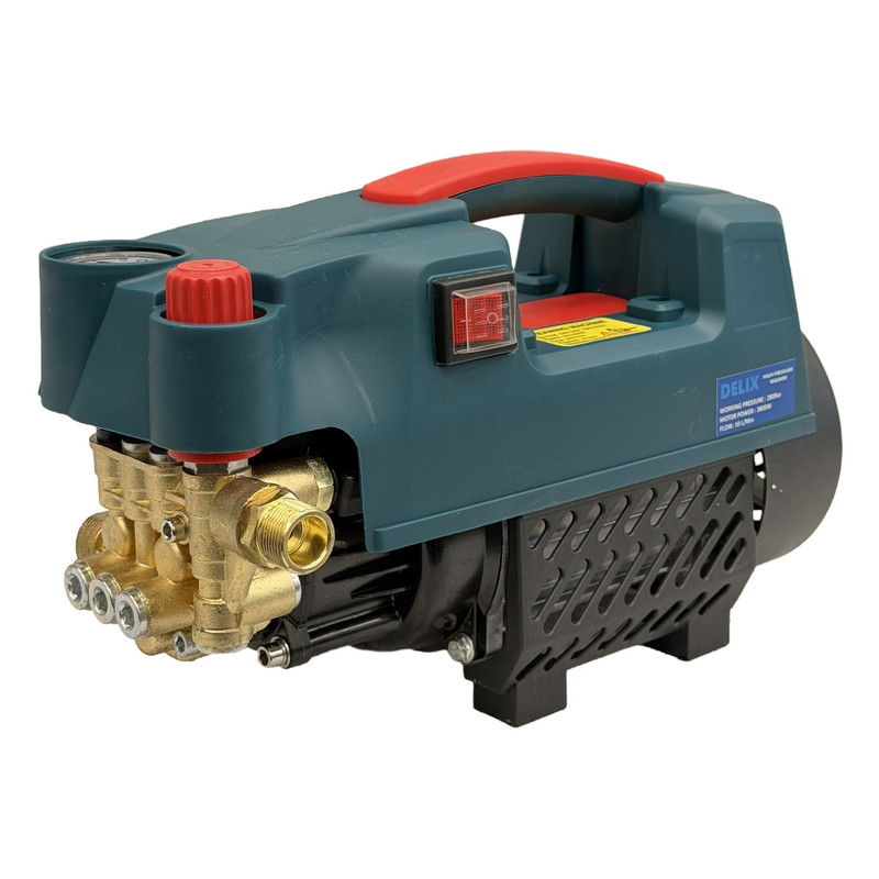 کارواش برقی ۲۸۰ بار ۳۸۰۰ وات با موتور دینامی دلیکس کد BS3800W با حداکثر دبی ۱۰ لیتر در دقیقه دارای دیمر جهت تنظیم فشار