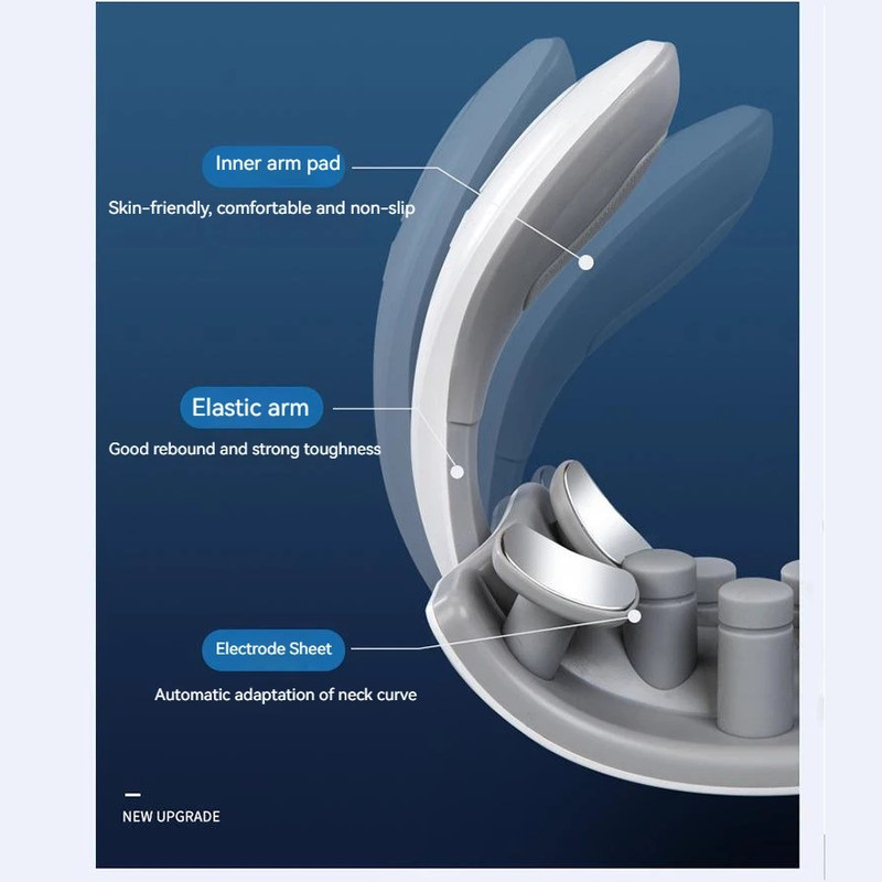 ماساژور گردن مدل Vibration ems heating 2024