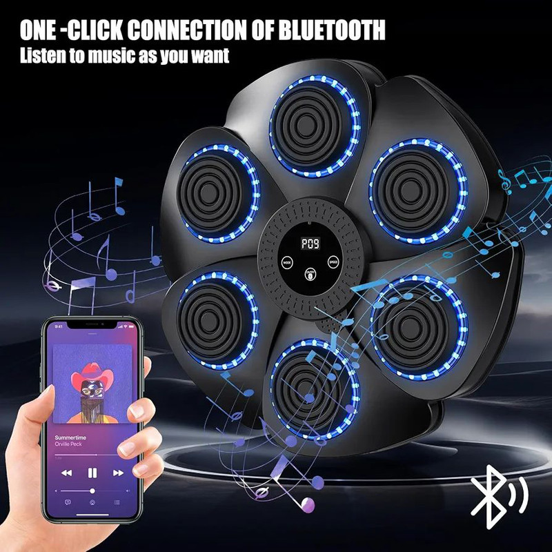 کیسه بوکس دیواری مدل MUSIC MACHINE شش اسپات