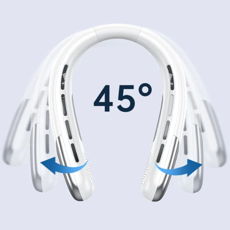 پنکه گردنی مدل Neck Cooling Fan 2026 ظرفیت ۴۰۰۰ میلی آمپر ساعت
