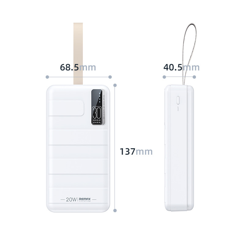 پاوربانک 22.5 وات ریمکس مدل RPP-506 ظرفیت 30000 میلیآمپرساعت