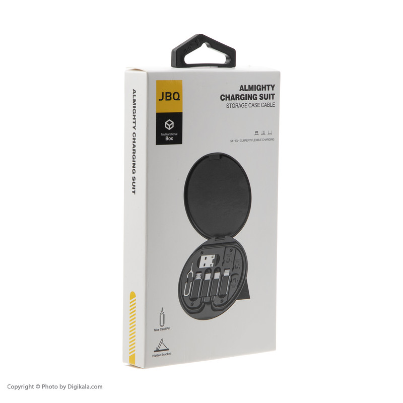 کابل تبدیل USB-C به USB-C / لایتنینگ / USB / micro USB جی بی کیو مدل MAD-01 طول 0.23 متر