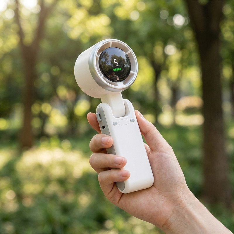 پنکه شارژی مدل Handheld ظرفیت 3600 میلی آمپر ساعت