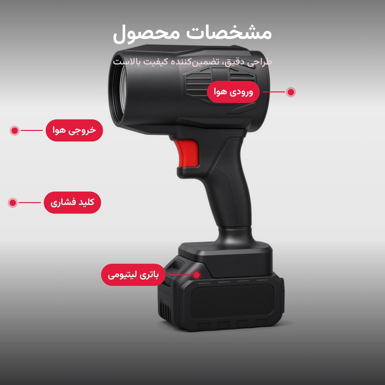 دستگاه دمنده 48 وات 35000 متر مکعب در دقیقه مدل M1