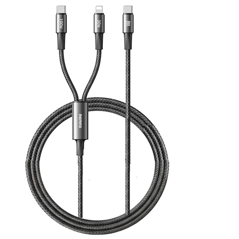 کابل تبدیل USB-C به USB-C / لایتنینگ ریمکس مدل CB25 طول 1.2 متر