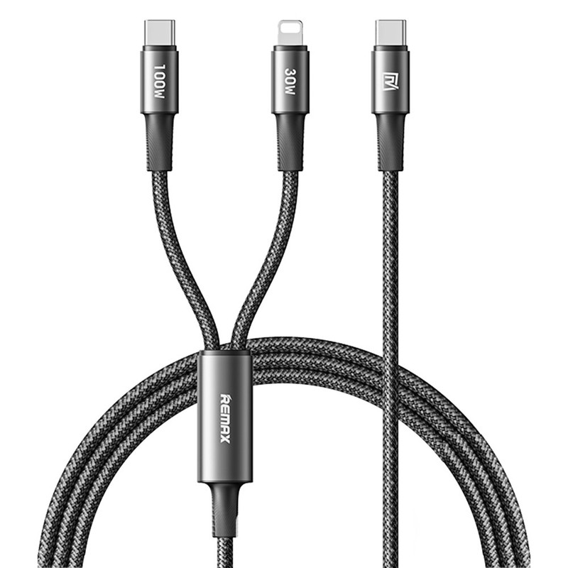 کابل تبدیل USB-C به USB-C / لایتنینگ ریمکس مدل CB25 طول 1.2 متر