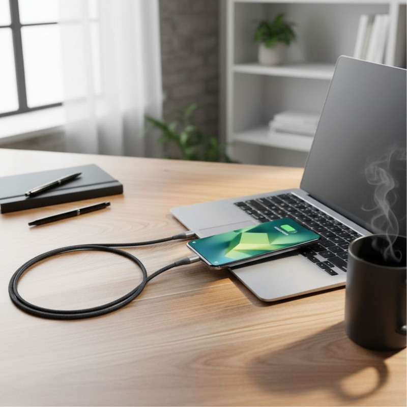 کابل USB-C میم تک مدل PDW100 طول 2 متر