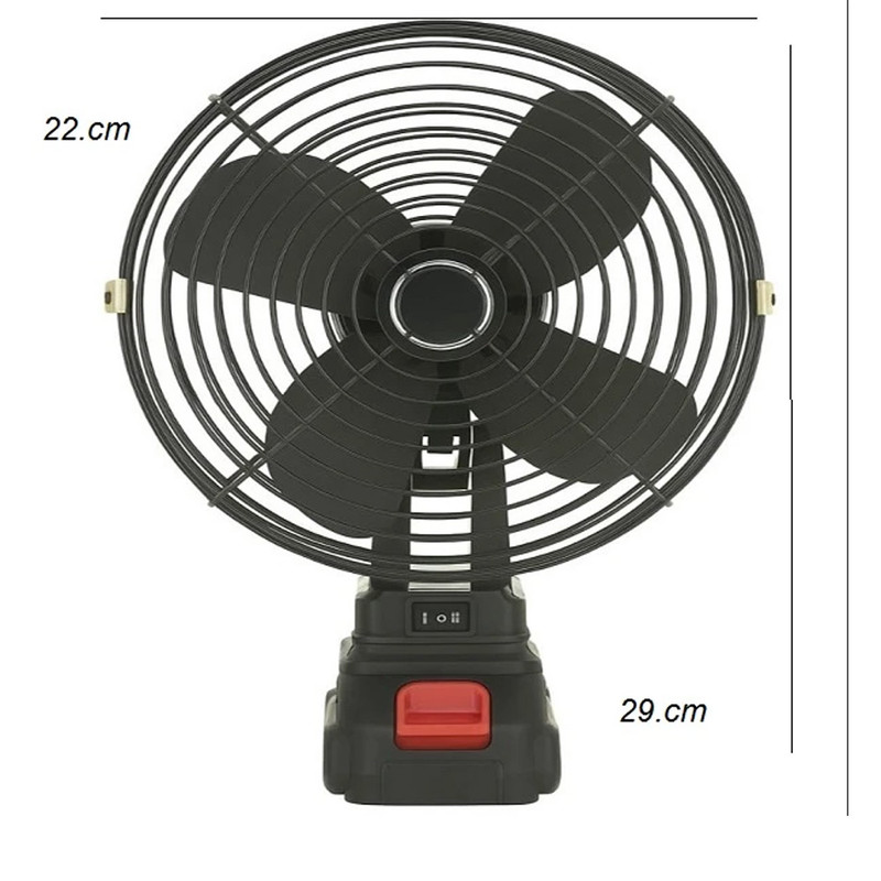 پنکه شارژی رومیزی بلوایدیا مدل BLD-031 ظرفیت 4500 میلی آمپر ساعت