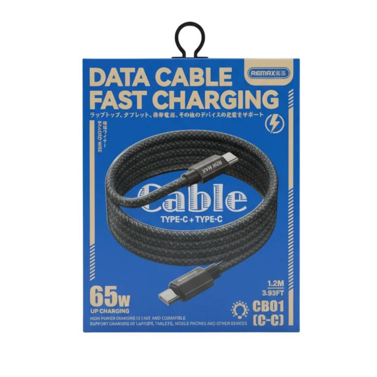 کابل USB-C ریمکس مدل CB01 طول 1.2 متر