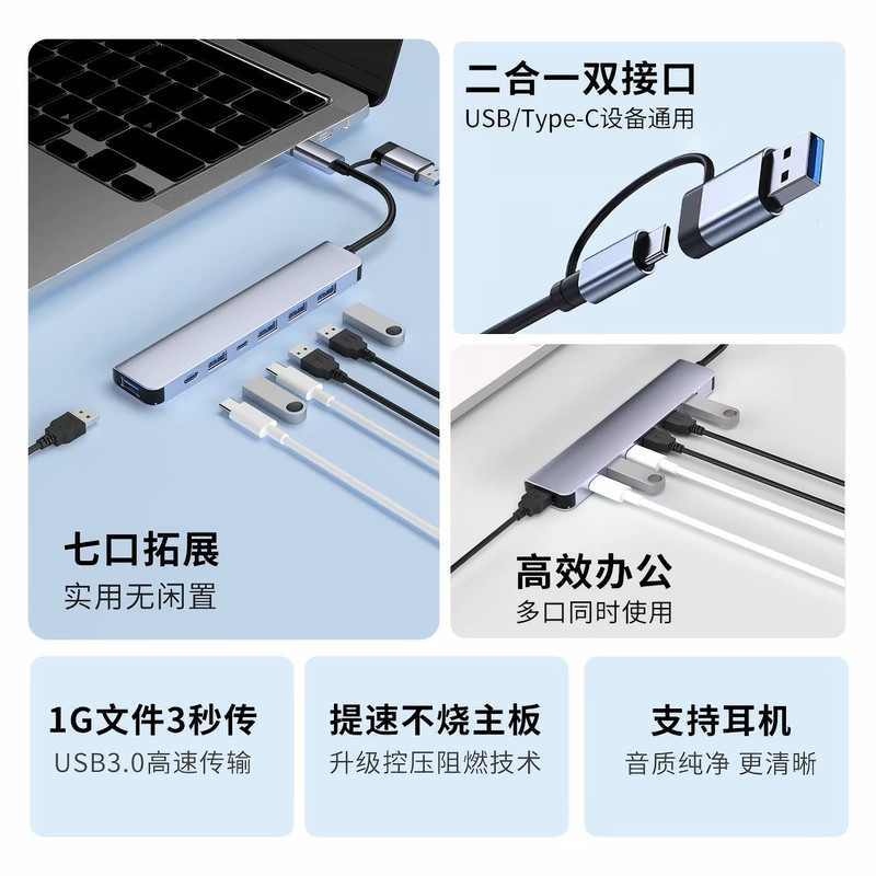 هاب 7 پورت USB-C مدل 7IN1
