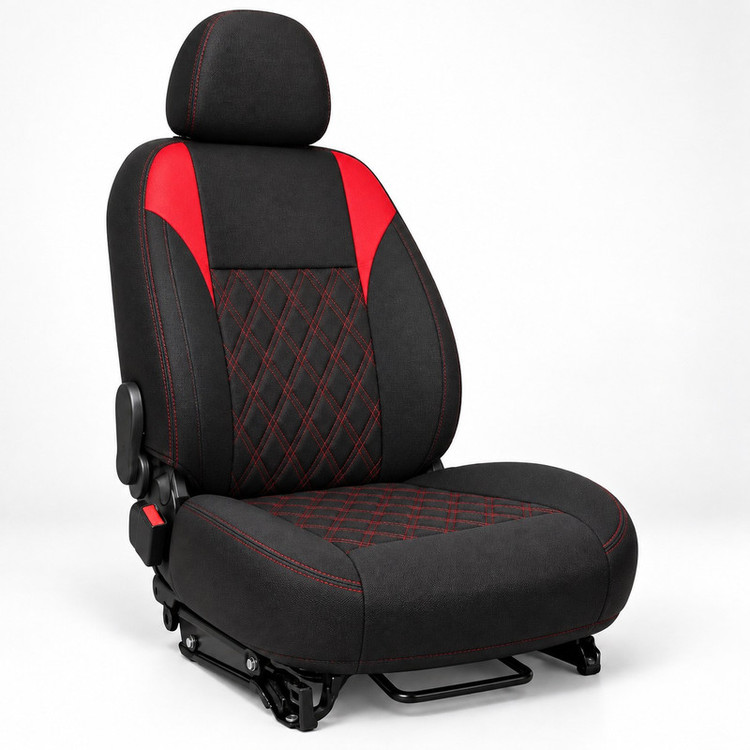 ست کامل روکش صندلی خودرو پارچه ای 8 تکه سوشیانت مدل گوشواره ای مناسب برای رنو ال 90